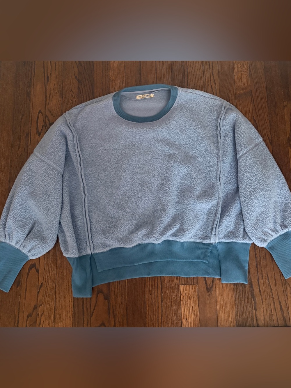 Free People We the Free Sherpa Camden Sweatshirt